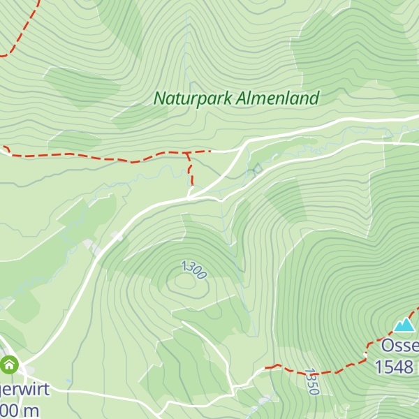 Map of Harrerhütte (Sennerhütte)