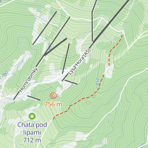 Map of Chata Votočka