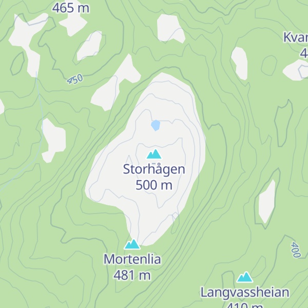 Map of Storhågen
