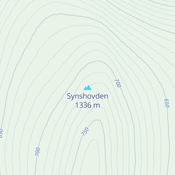 Map of Synshovden