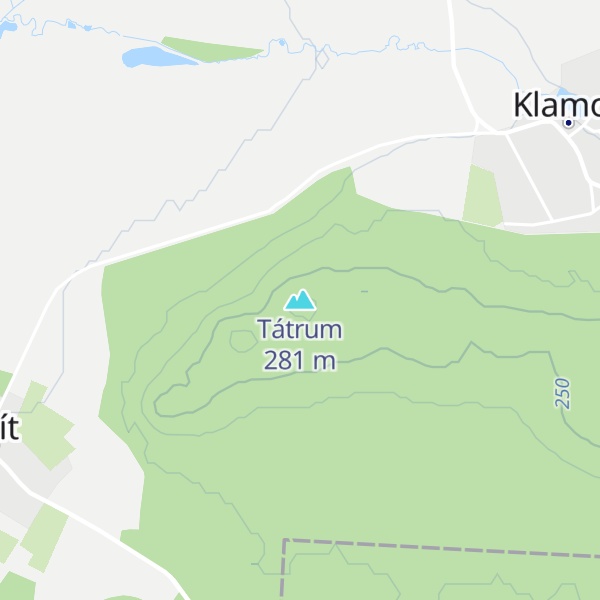 Map of Tátrum