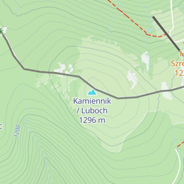 Map of Kamiennik / Luboch