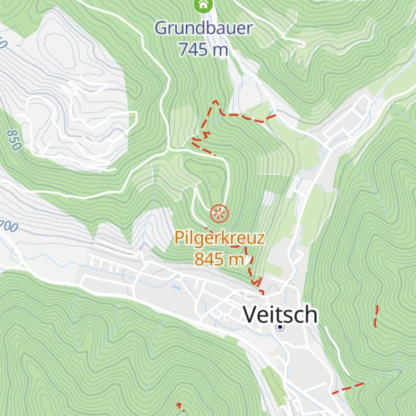 Map of Kreuzeck