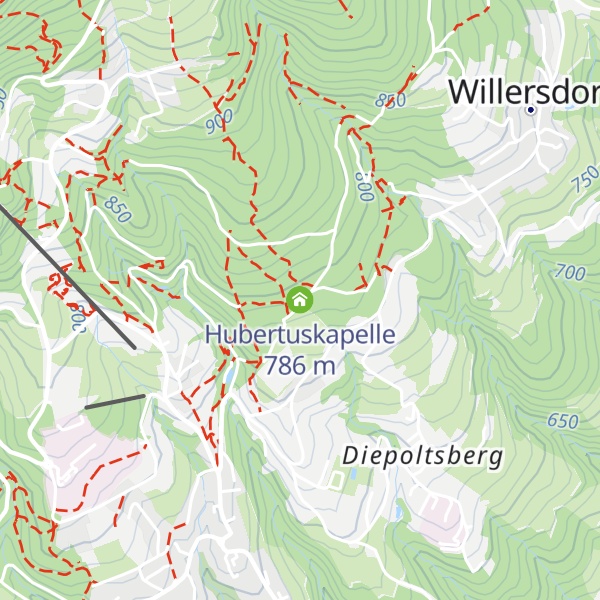 Map of Hubertuskapelle