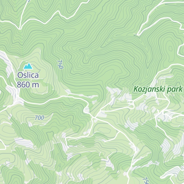 Map of Vrh