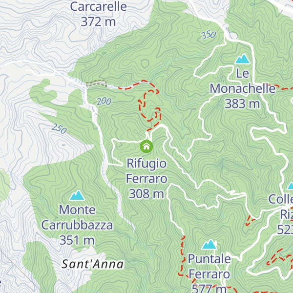 Map of Rifugio Ferraro