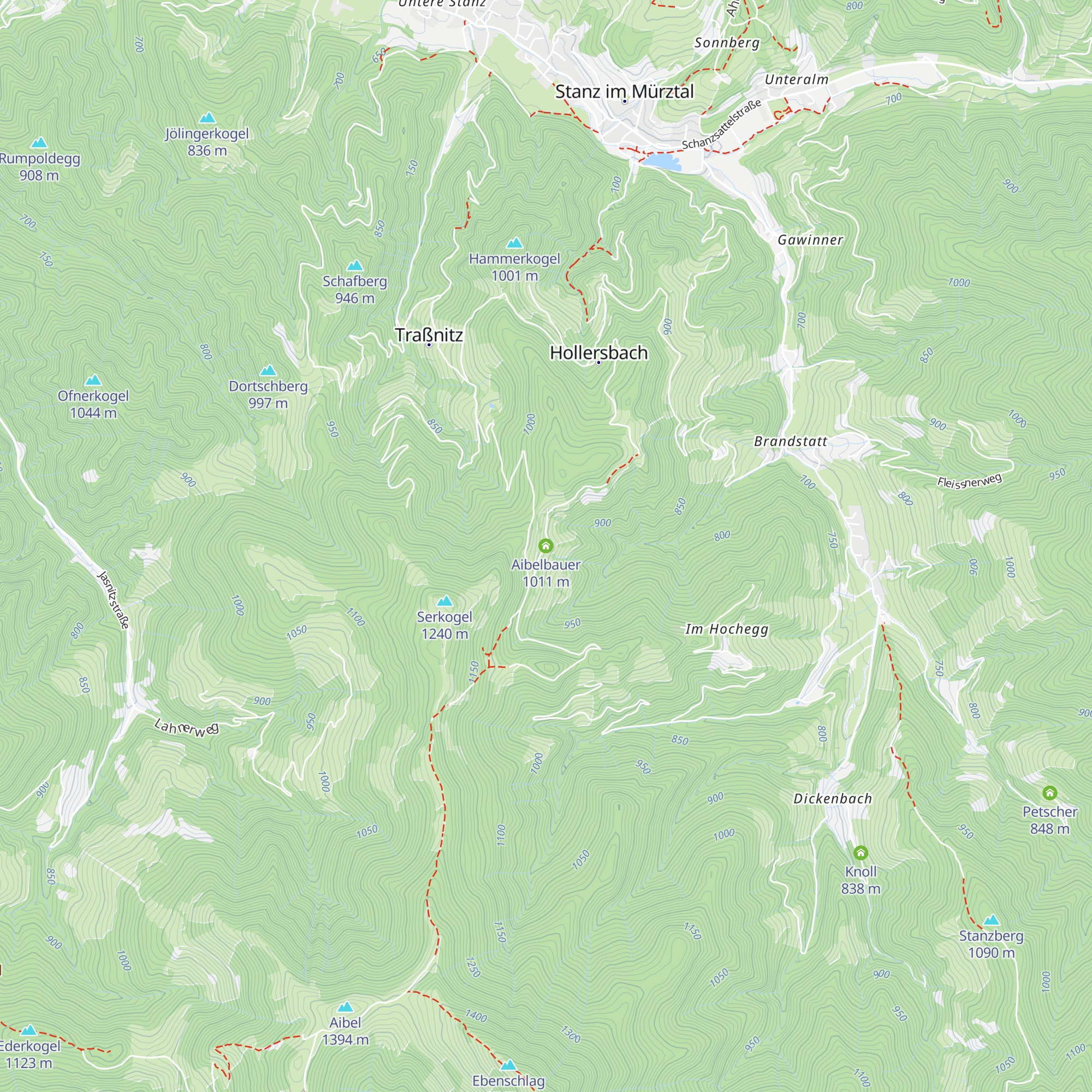 Aibelbauer map