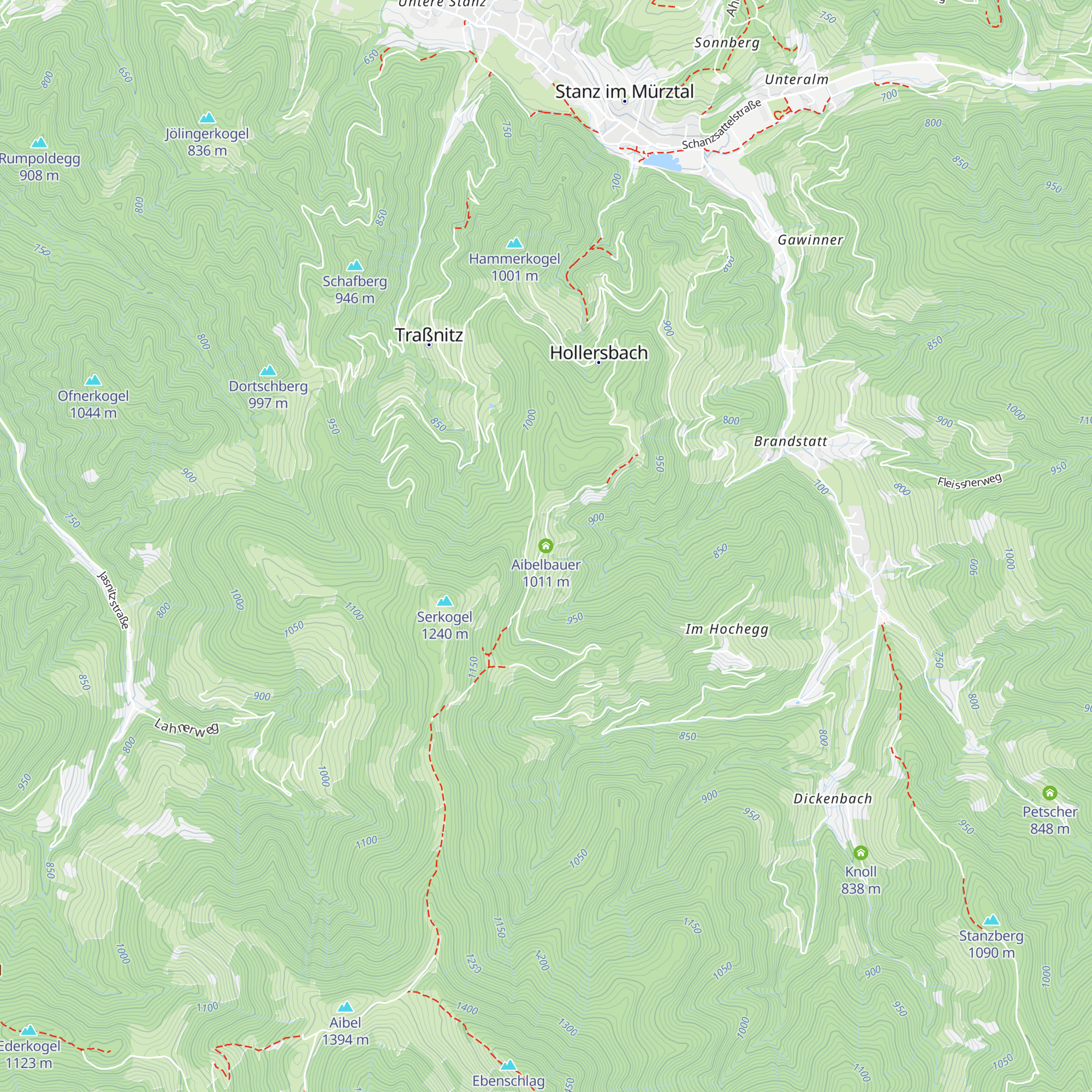 Aibelbauer map