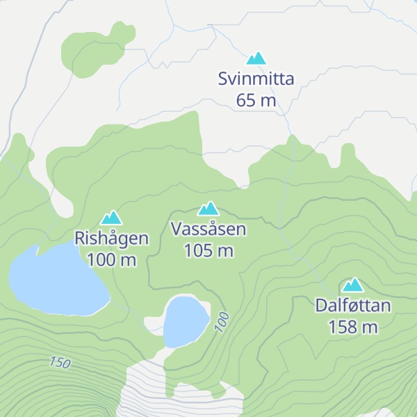 Map of Vassåsen