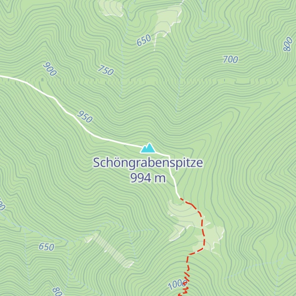 Map of Schöngrabenspitze