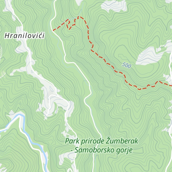 Map of Ribički dom Slapnica
