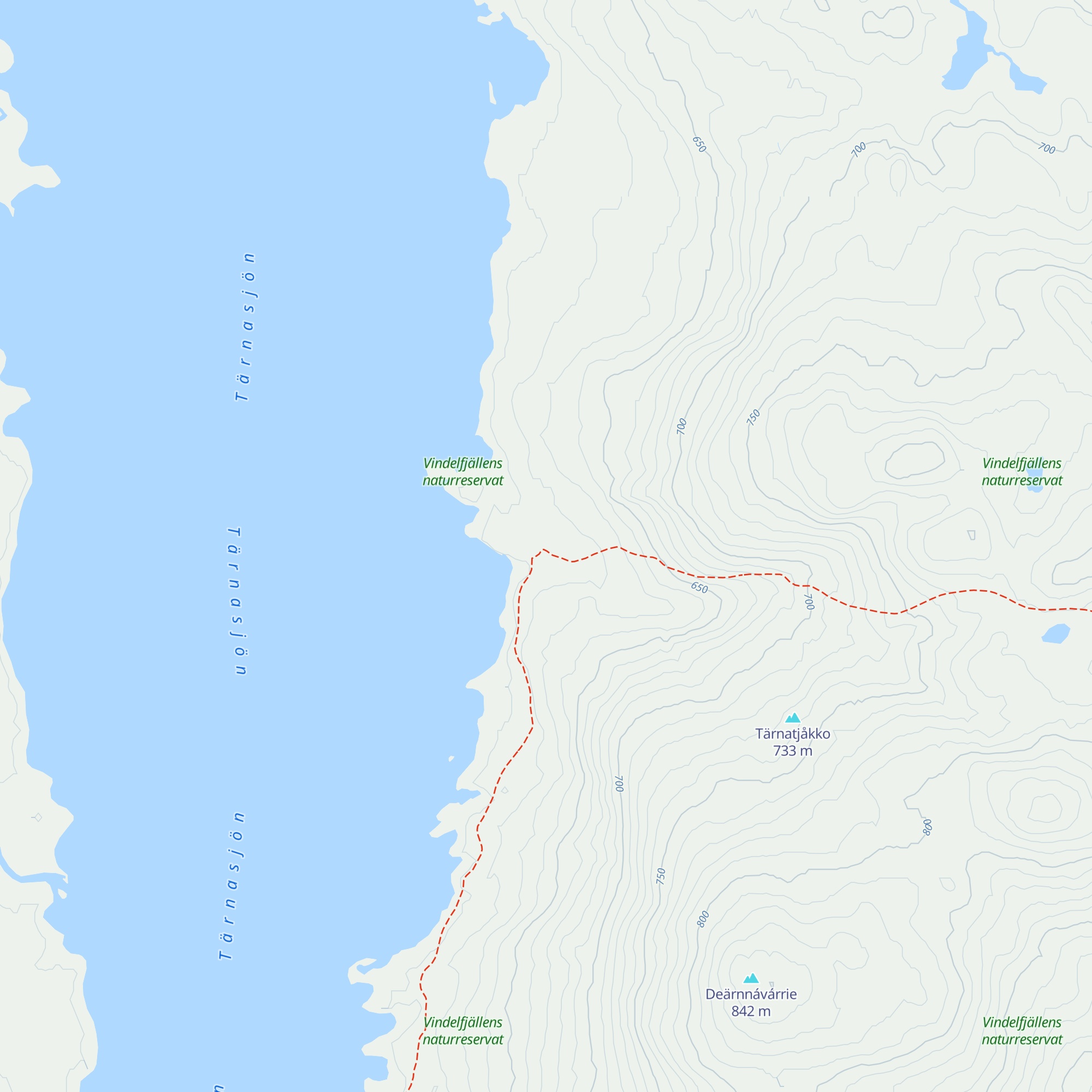 Tärnasjö Fjällstuga map