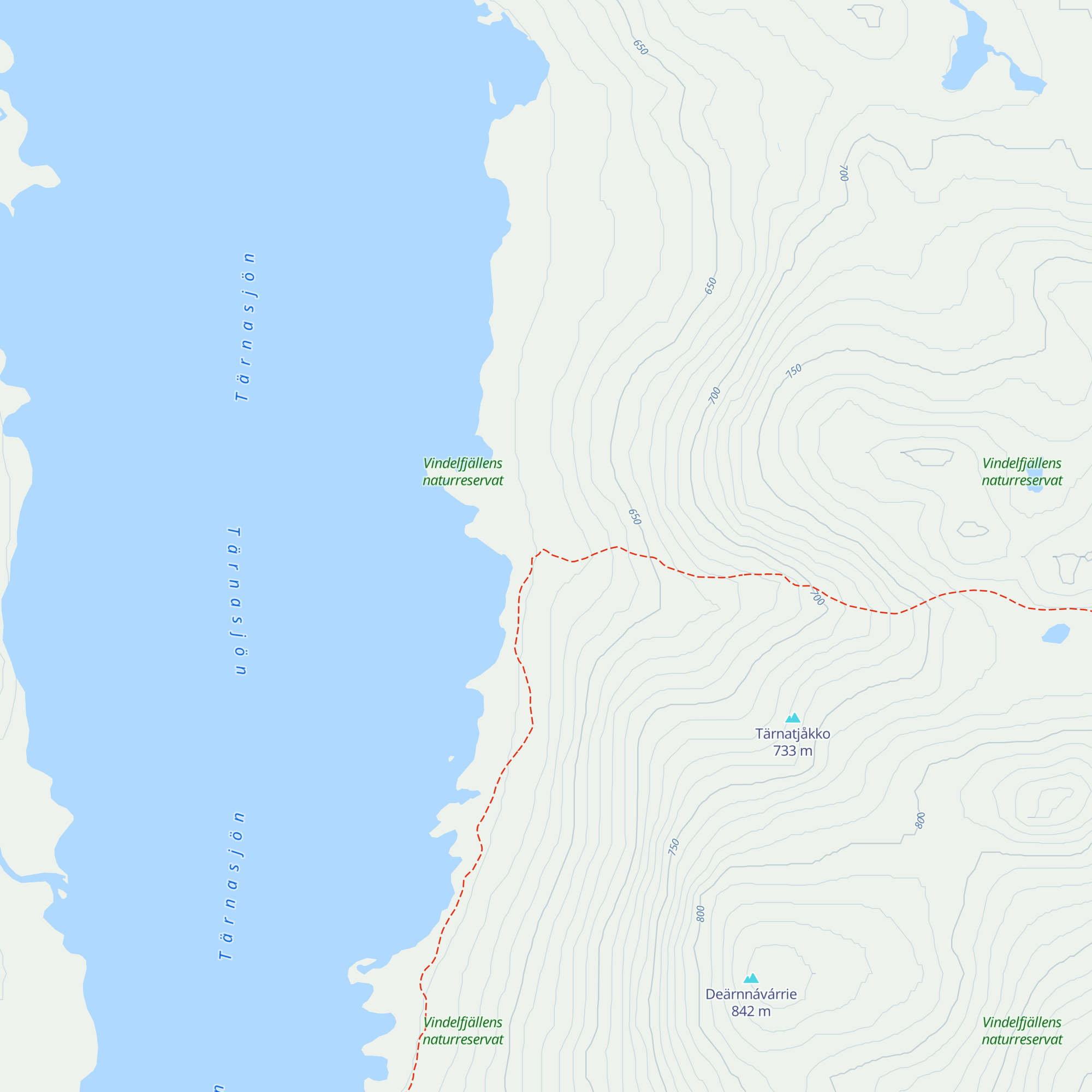 Tärnasjö Fjällstuga map