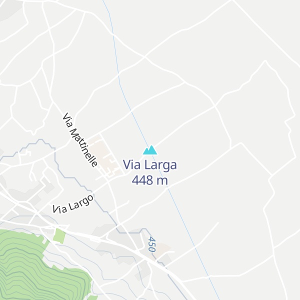 Map of Via Larga