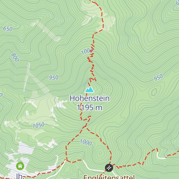 Map of Hohenstein