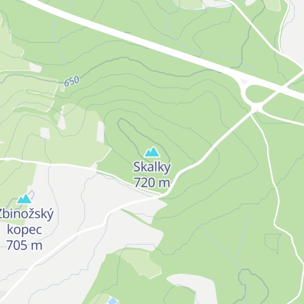 Map of Skalky