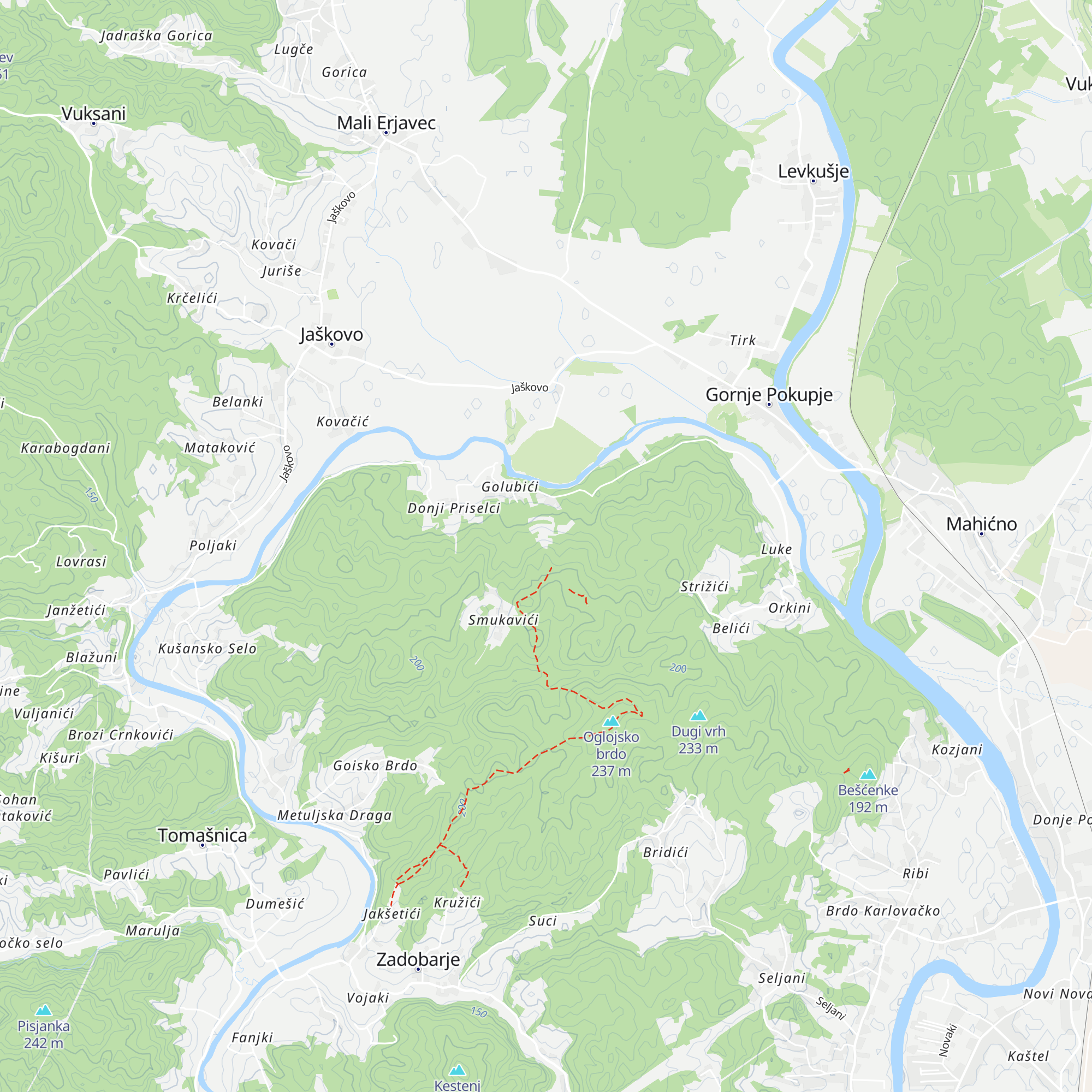Planinarska kuća "Ivanova Hiža" map