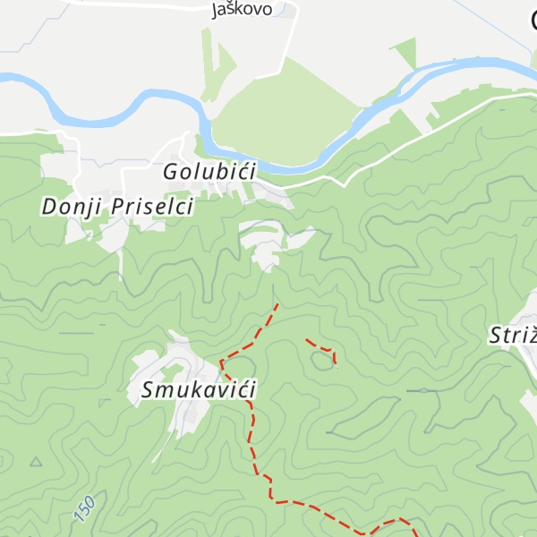 Map of Planinarska kuća "Ivanova Hiža"