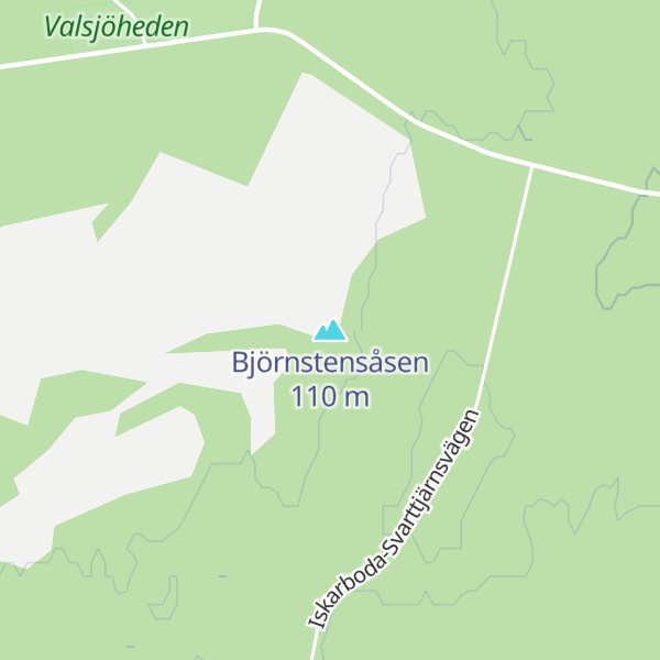 Map of Björnstensåsen