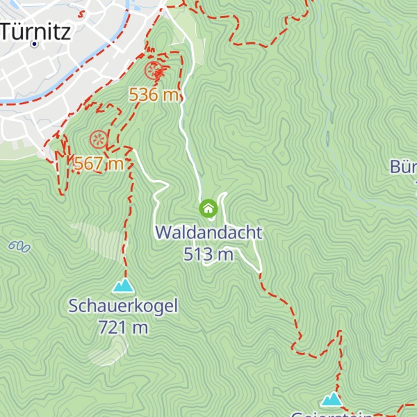 Map of Waldandacht
