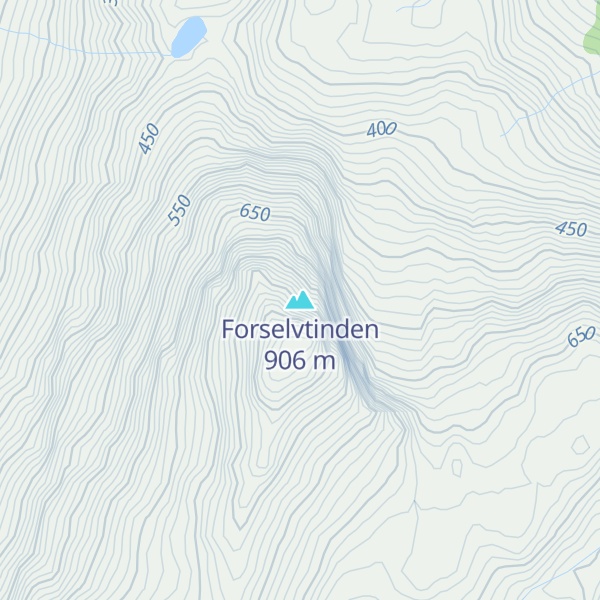 Map of Forselvtinden