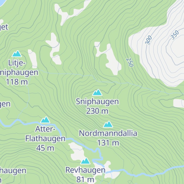 Map of Forrhaugen