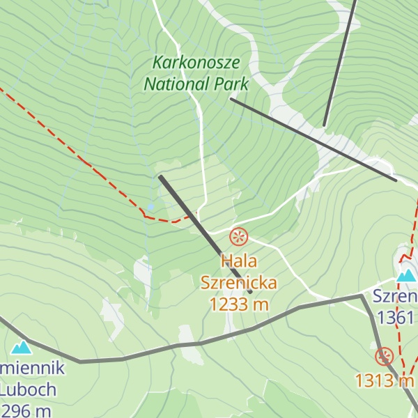 Map of Schronisko PTTK na Hali Szrenickiej