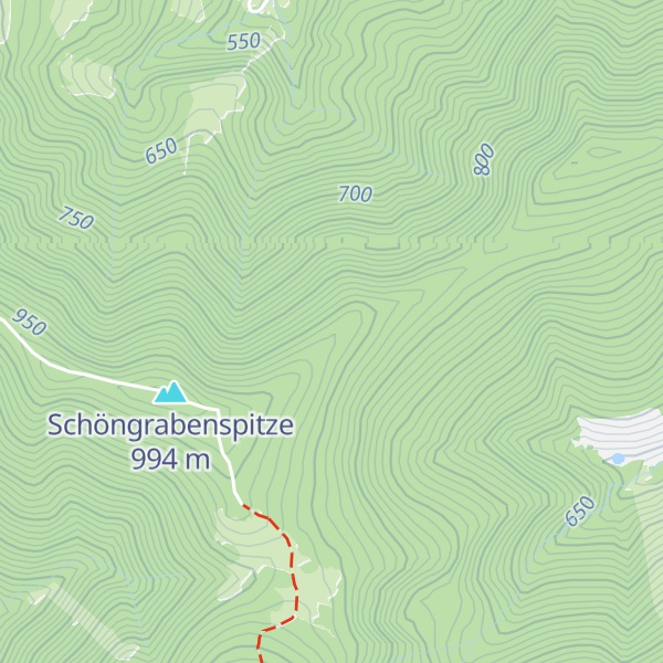 Map of Schindtwald Berg