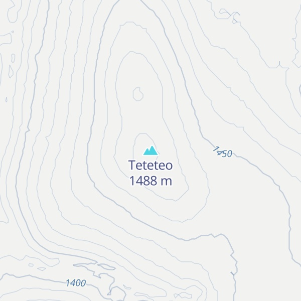 Map of Teteteo