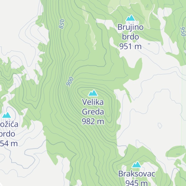 Map of Velika Greda