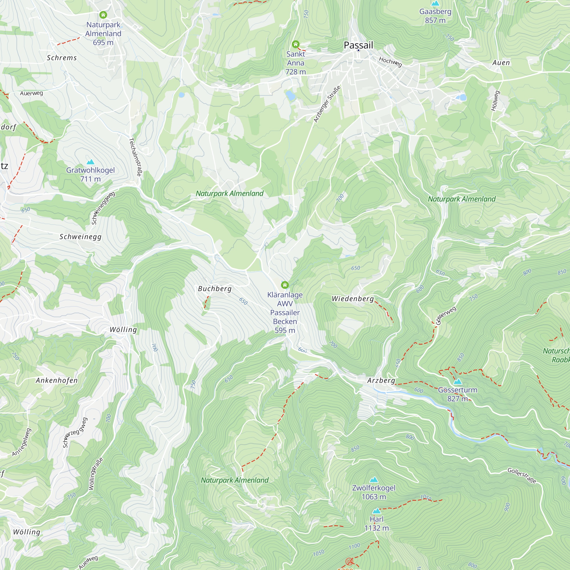 Kläranlage AWV Passailer Becken map