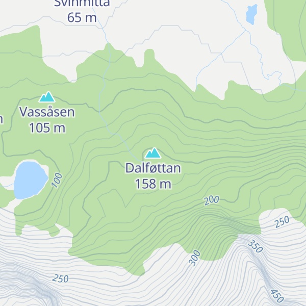 Map of Dalføttan
