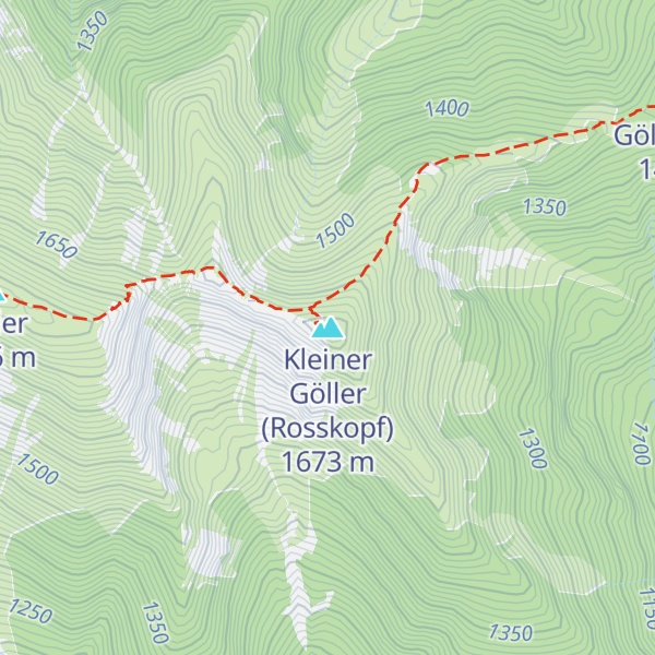 Map of Kleiner Göller (Rosskopf)