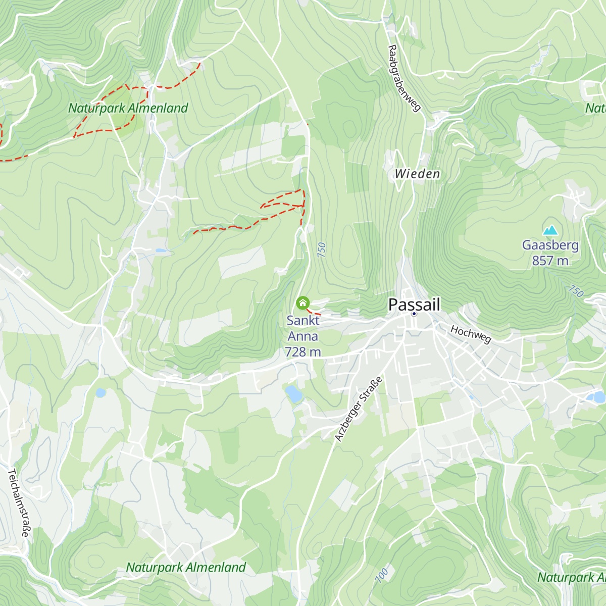 Sankt Anna map