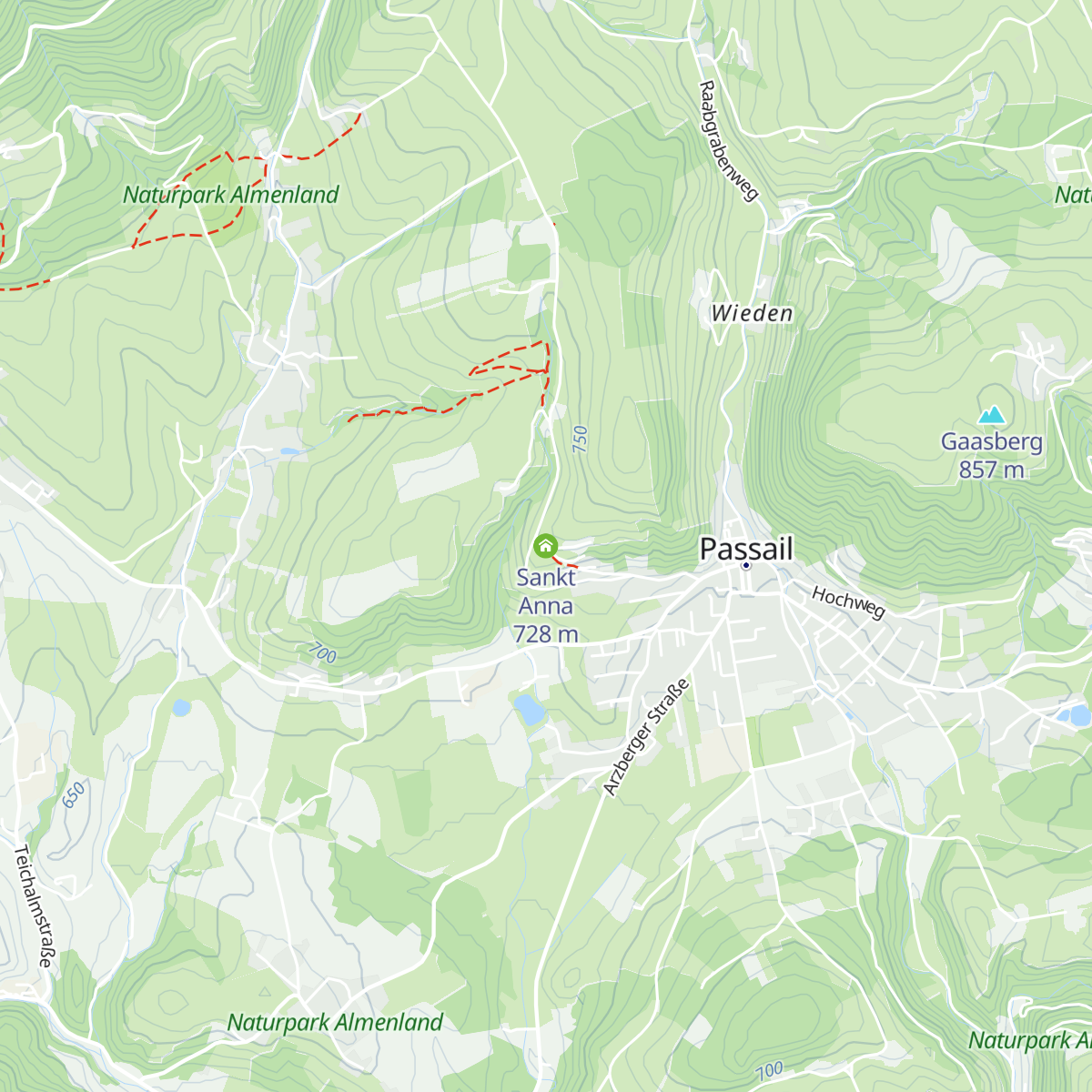 Sankt Anna map
