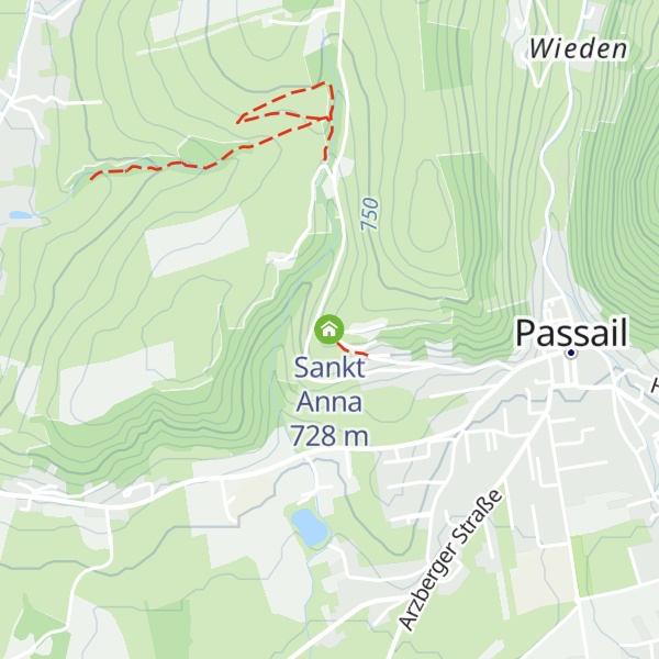 Map of Sankt Anna