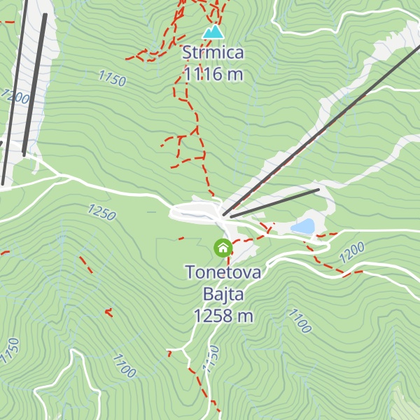 Map of Šport hotel Areh