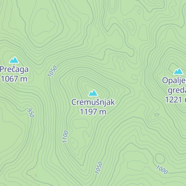 Map of Cremušnjak