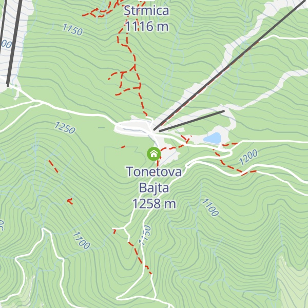 Map of Tonetova Bajta