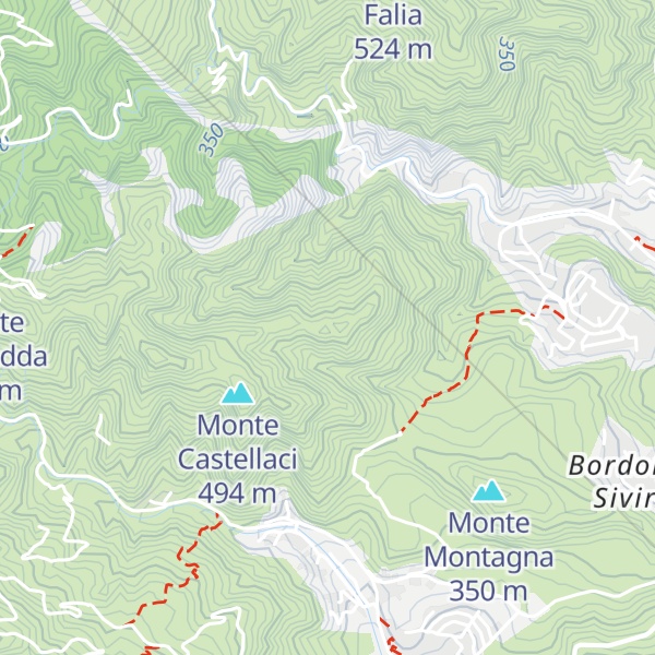 Map of Monte San Giacomo