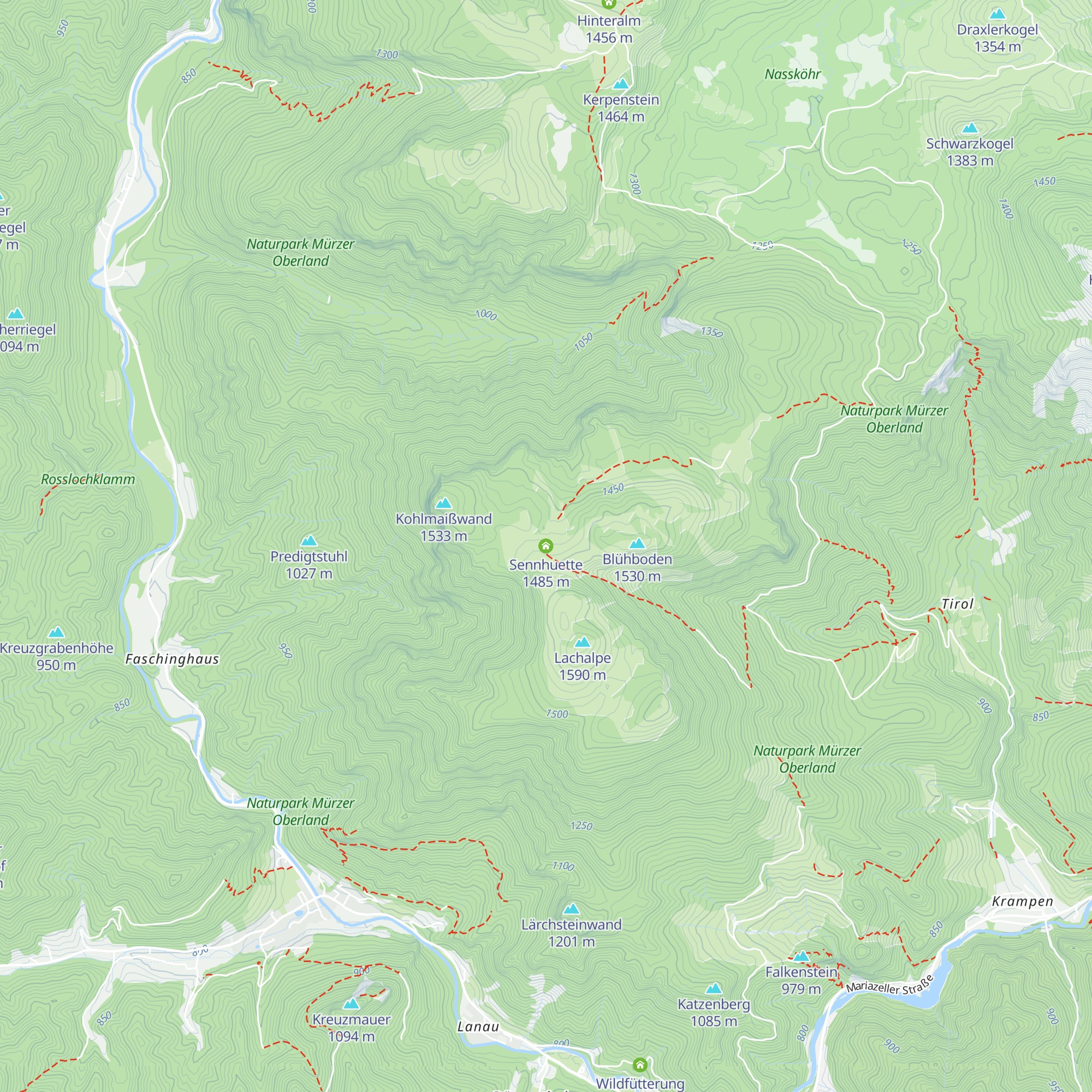 Sennhuette map