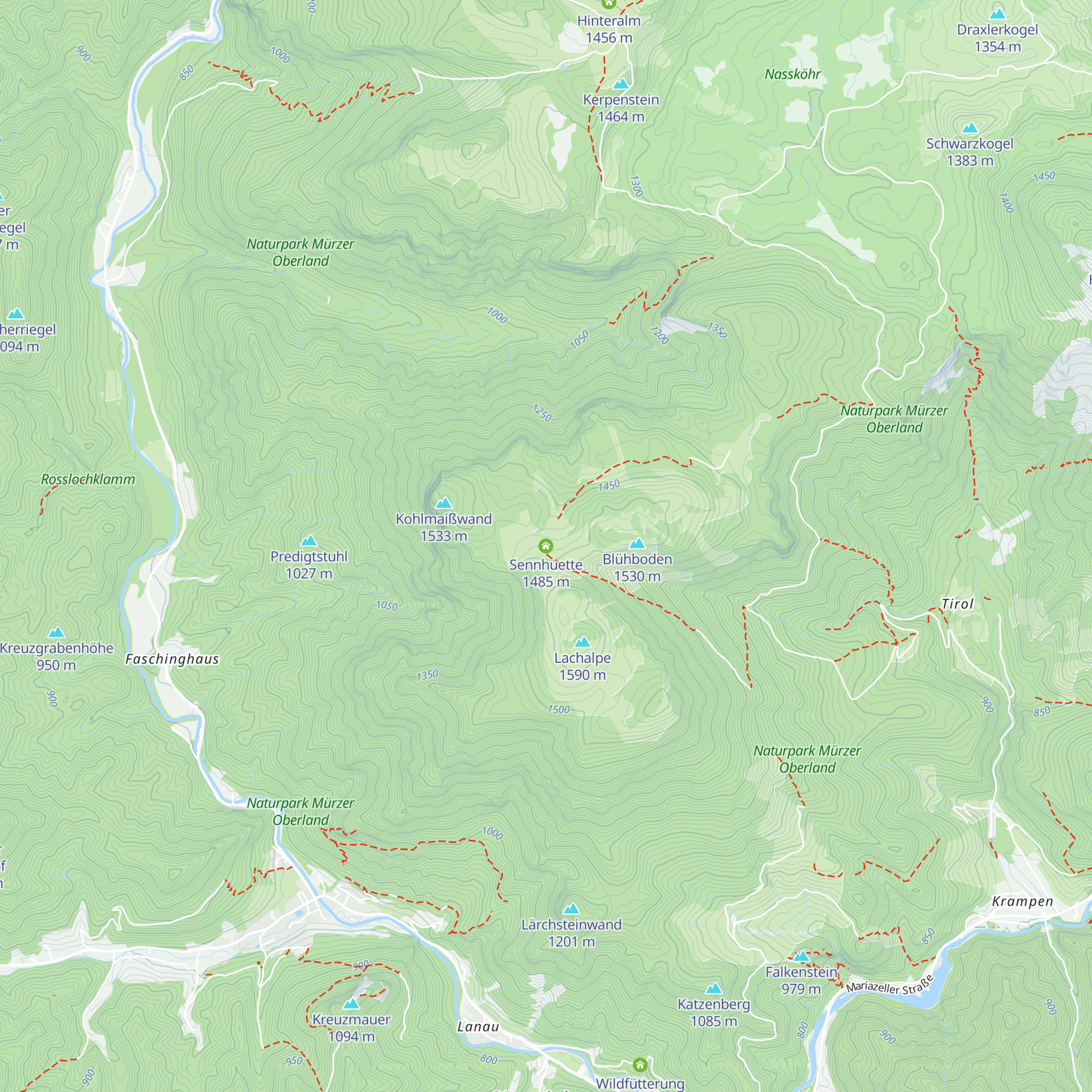 Sennhuette map