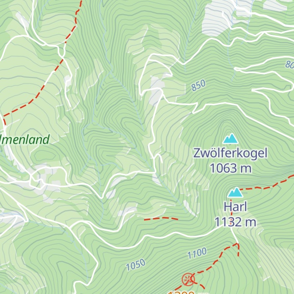 Map of Gießler Hütte