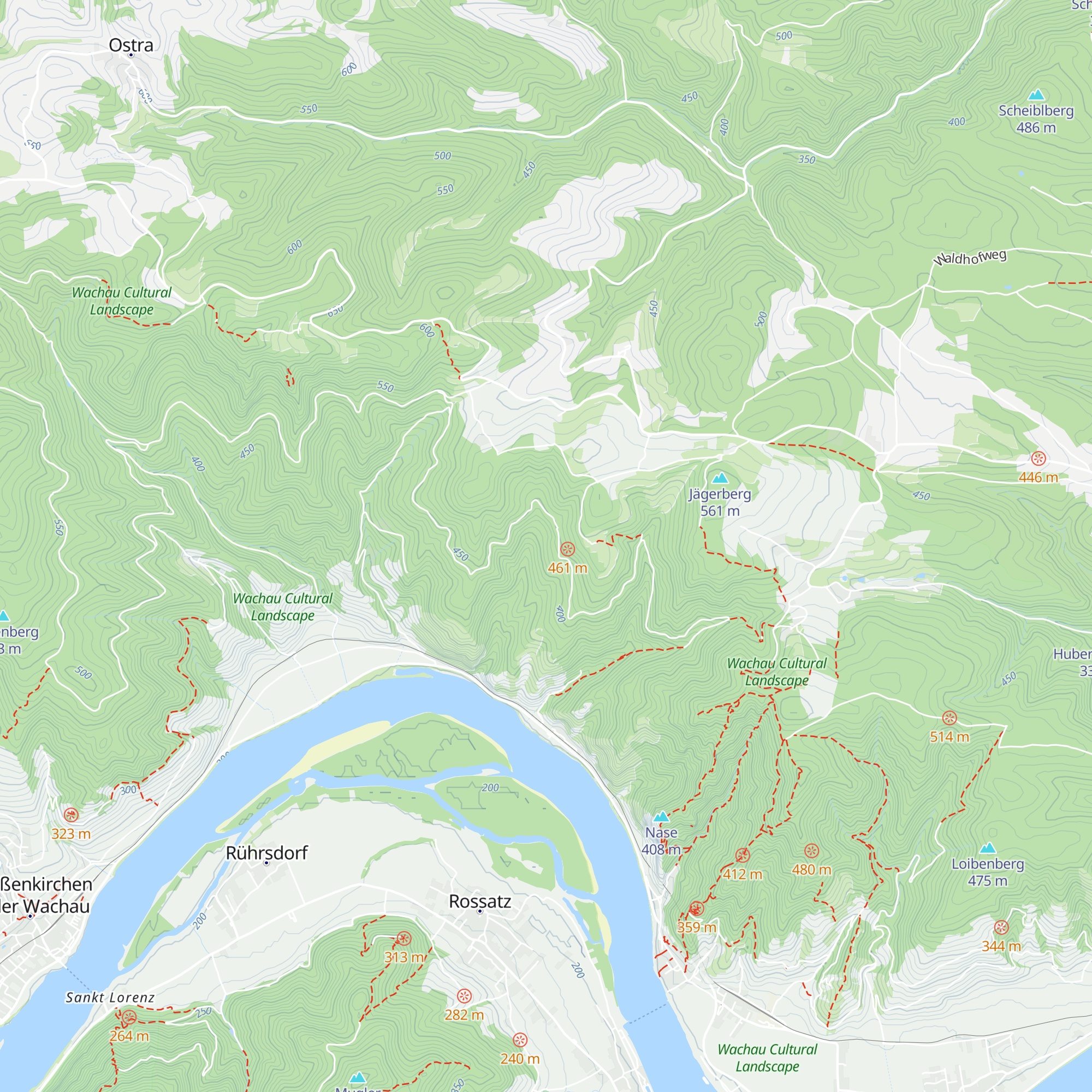 Dürnsteiner Waldhütten map