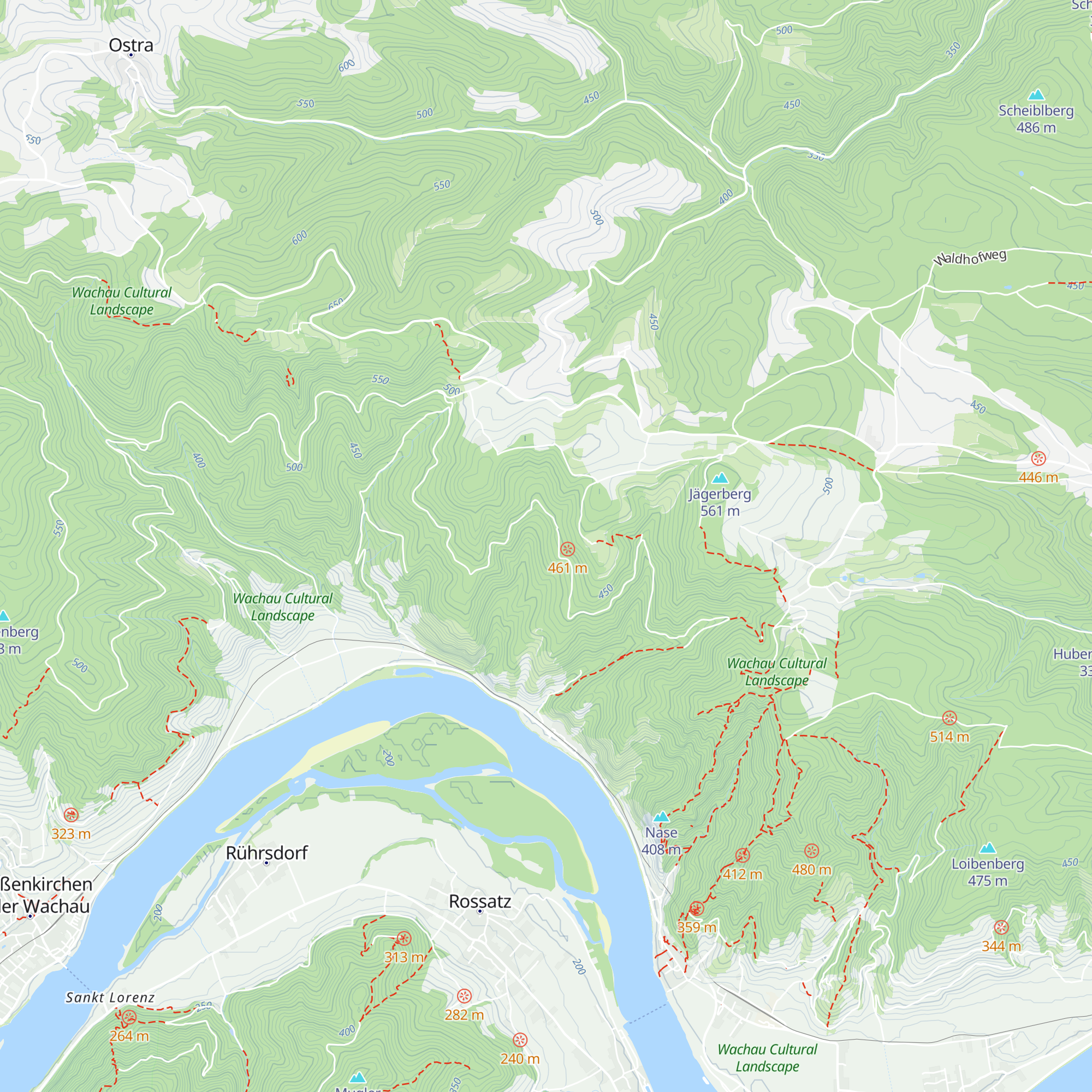 Dürnsteiner Waldhütten map