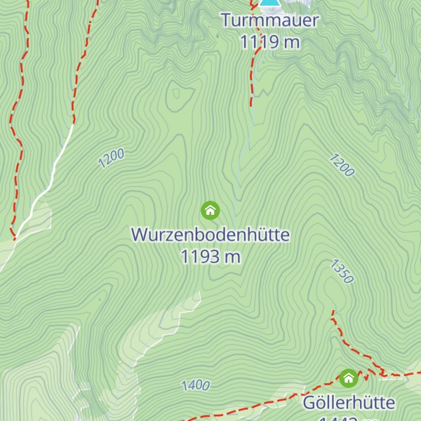 Map of Wurzenbodenhütte