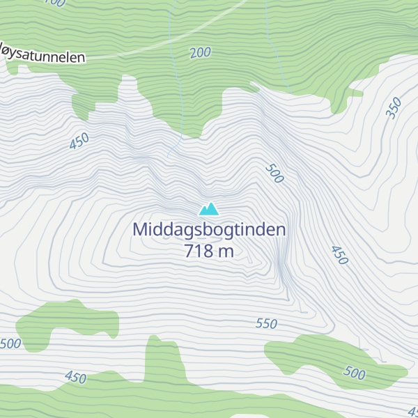 Map of Middagsbogtinden
