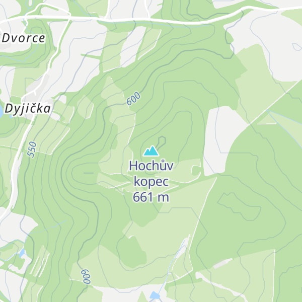 Map of Hochův kopec