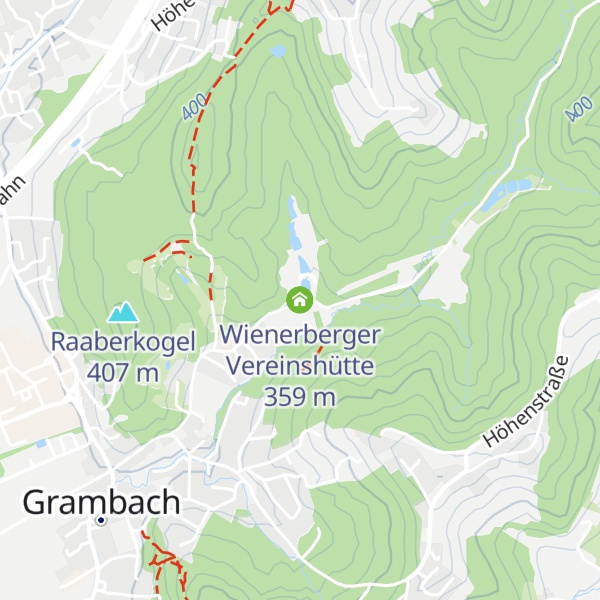 Map of Wienerberger Vereinshütte