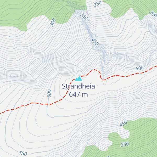 Map of Strandheia